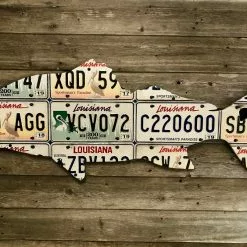 Gifts Cody Richardson Art - Louisiana Black Drum License Plate Art