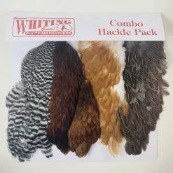 Whiting Introductory Soft Hackle Pack 2 Half Capes 2 Half Saddles Materials