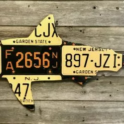 Gifts Cody Richardson Art - New Jersey Shark License Plate Art