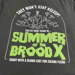 TCO Fly Shop Summer Of Brood X T-Shirt