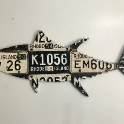 Cody Richardson Art - Rhode Island Tuna License Plate Art Gifts