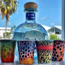 Gifts DeYoung Shot Glasses: Trout Flank Set Of 4