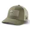 Costa Del Mar Socks Hats Gloves COSTA TWILL TRUCKER TRADITIONS HAT MOSS/STONE