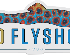 TCO Fly Shop Fly Fishing Stickers TCO Sticker - Deyoung Brown Trout