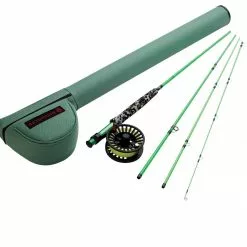 Fly Rods REDINGTON MINNOW OUTFIT W/ CROSSWATER REEL 5 WT 8' 4PC COLOR 1