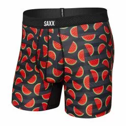 Layering & Underwear SAXX HOT SHOT BOXER BRIEF FLY - SUMMER FAVE- BLACK