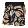 SAXX VIBE BOXER BRIEF - GONE BANANAS- BLACK