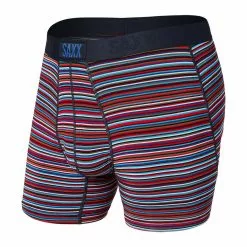 Layering & Underwear SAXX VIBE BOXER BRIEF - BLUE VIBRANT STRIPE
