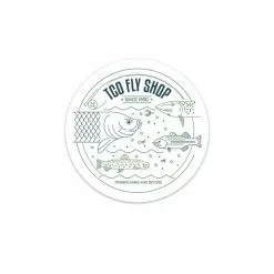 TCO Fly Shop Fly Fishing Stickers TCO's Fishy Sticker