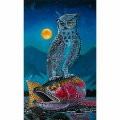 DeYoung Print - The Old Owls Favorite Steelhead Run