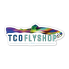 TCO Fly Shop Fly Fishing Stickers TCO Sticker - Trippy Logo