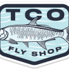 TCO Fly Shop TCO's Tarpon Sticker Fly Fishing Stickers