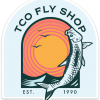 TCO Fly Shop TCO's Jumping Tarpon Sticker