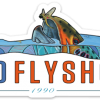 TCO Fly Shop TCO Sticker - DeYoung Collab - Brown Trout Rising