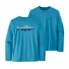 Patagonia Mens Longsleeve Cap Cool Daily Fish Graphic Shirt