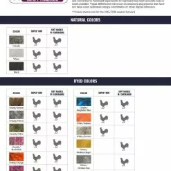 Whiting Rooster SH/C Materials