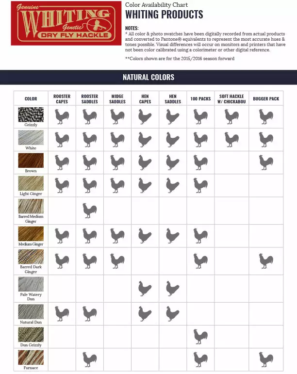 Materials Whiting Bronze 1/2 Saddle