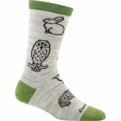 Socks Hats Gloves Darn Tough Womens Woodland Creatures Crew Sock Light