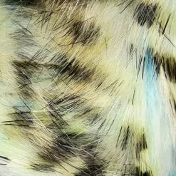 Hareline Black Barred Groovy Bunny Strips Materials