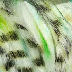 Hareline Black Barred Groovy Bunny Strips Materials