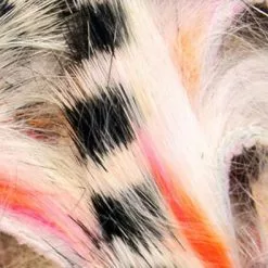 Hareline Black Barred Groovy Bunny Strips Materials