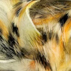 Hareline Micro Black Barred Groovy Bunny Strips