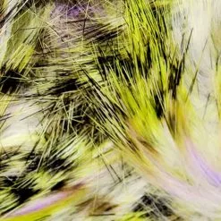 Hareline Micro Black Barred Groovy Bunny Strips