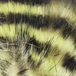 Hareline Micro Black Barred Groovy Bunny Strips