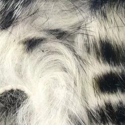 Hareline Black Barred Magnum Rabbit Strips