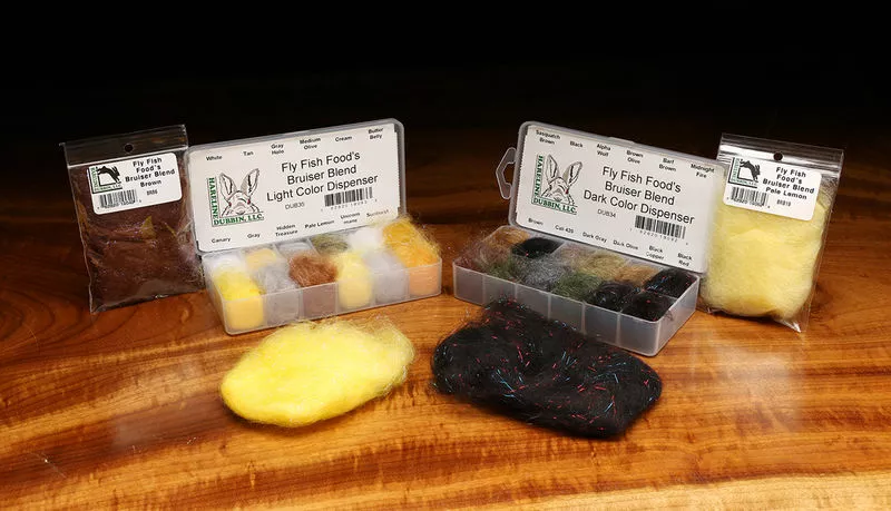 Hareline Fly Fish Food's Bruiser Blend Dark