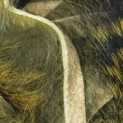 Hareline Black Barred Rabbit Strips Materials