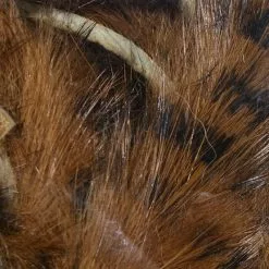 Hareline Black Barred Rabbit Strips Materials