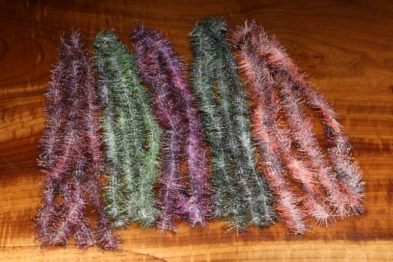 Hareline Black Barred UV Life Flex Wrap