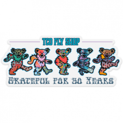 TCO Fly Shop TCO Sticker - Dancing Fish Bears