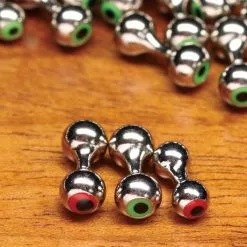 Hareline Ballzeyes 3/16 Inch Large Nickel