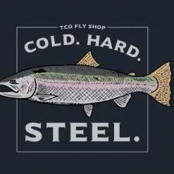 Shirts TCO Fly Shop's Cold Hard Steel T-Shirt