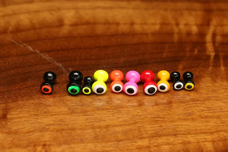 Hareline Double Pupil Brass Eyes