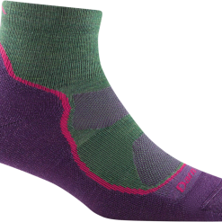 DARN TOUGH WOMENS LIGHT HIKER 1/4 LIGHTWEIGHT WITH CUSHION Socks Hats Gloves