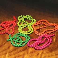 Hareline Materials Flourescent Bead Chain Medium