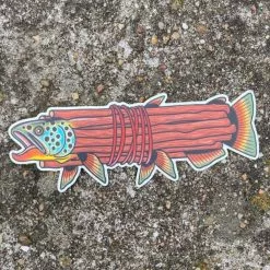 Fly Fishing Stickers DrewLR Sticker - Fish Sticks