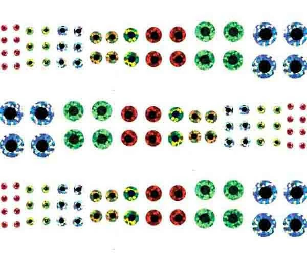 Wapsi Materials FLAT STICK ON EYES