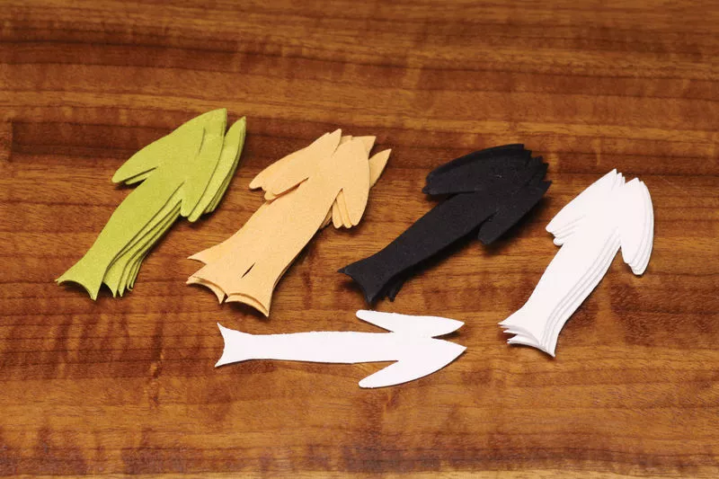 Hareline Materials Fish-Skull Frantic Tails 6-Pack