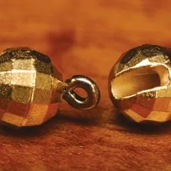 Hareline Materials Faceted Slotted Tungsten Beads