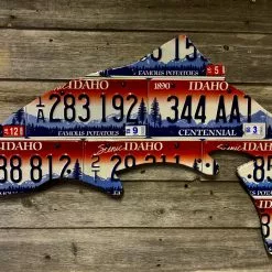 Cody Richardson Art - Idaho Trout License Plate Art