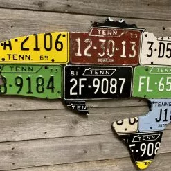Gifts Cody Richardson Art - Tennessee Largemouth Bass License Plate Art