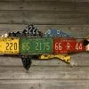 Cody Richardson Art - Georgia Vintage Redfish License Plate Art