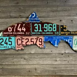 Gifts Cody Richardson Art - British Columbia Steelhead License Plate Art