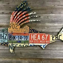 Cody Richardson Art - Mexico Roosterfish License Plate Art