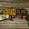 Cody Richardson Art - Idaho Antique Trout License Plate Art