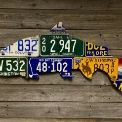 Cody Richardson Art - Pacific Northwest Steelhead License Plate Art Gifts